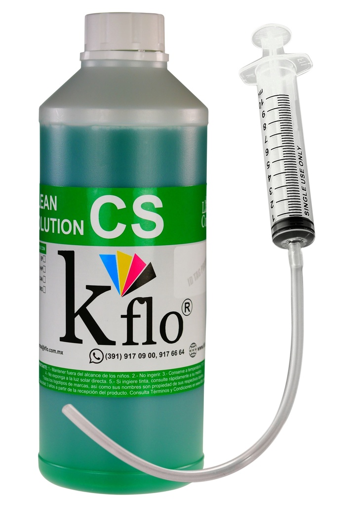 Kflo® Limpia Cabezal Y Jeringa Universal *Litro*