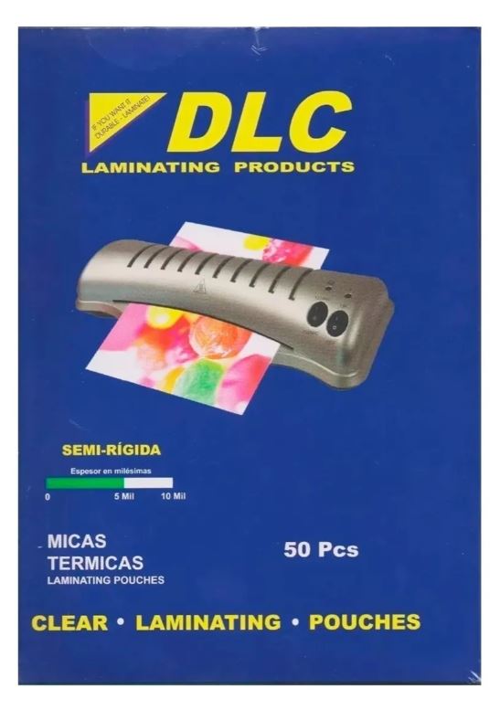 DLC Micas Térmicas Tamaño Carta 5 Milésimas