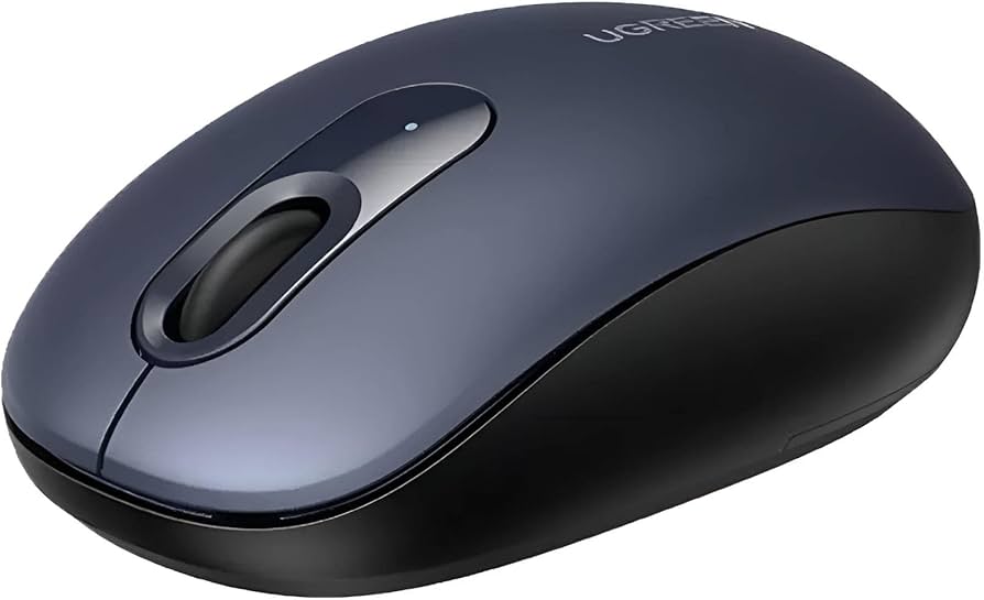 Mouse Ergonómico Ugreen 90550 MU105 Inalámbrico RF inalámbrico 2400 DPI Azul/Negro