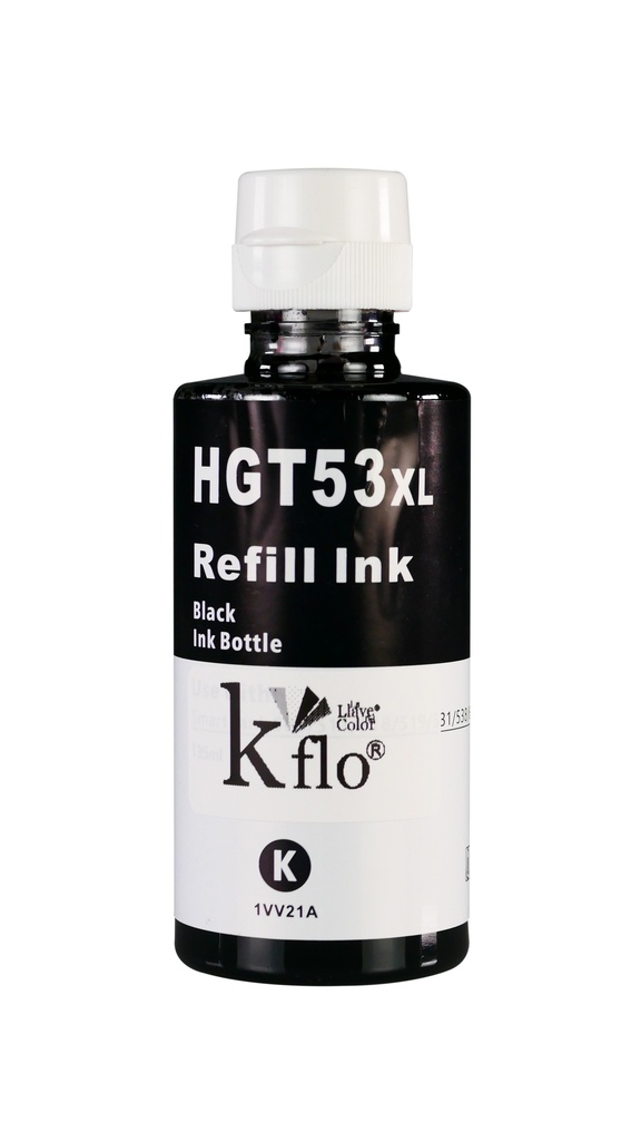 Kflo® Tinta Compatible GT53XL Negro 135ml