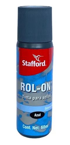 [Rolón Azul] Stafford Tinta Para Sello Rolón Azul