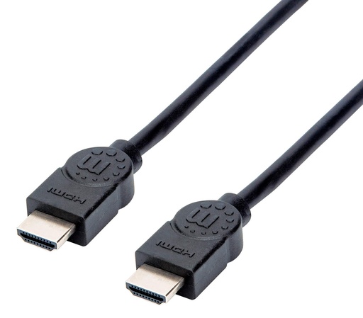 [306133] Manhattan Cable HDMI de Alta Velocidad, HDMI Macho - HDMI Macho, 4K, 30Hz, 3D, 5 Metros, Negro